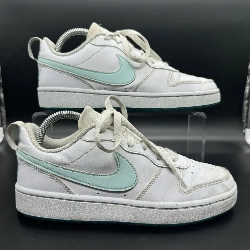 NIKE COURT BOROUGH LOW 'ICE TEAL' BIG KIDS SIZE 6Y WOMENS SIZE 7.5